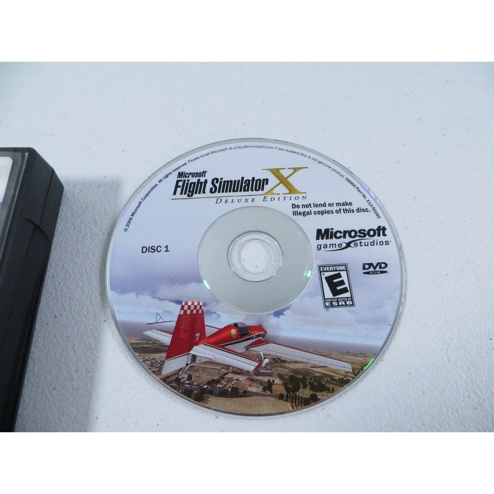Microsoft Flight Simulator X: Deluxe Edition (PC, 2006) Complete W/ Product Key